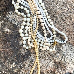 Assorted Pearl Necklaces. All sizes and lengths.